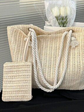 Summer Women Handbags Fashion Large Capacity Straw Tote Bag